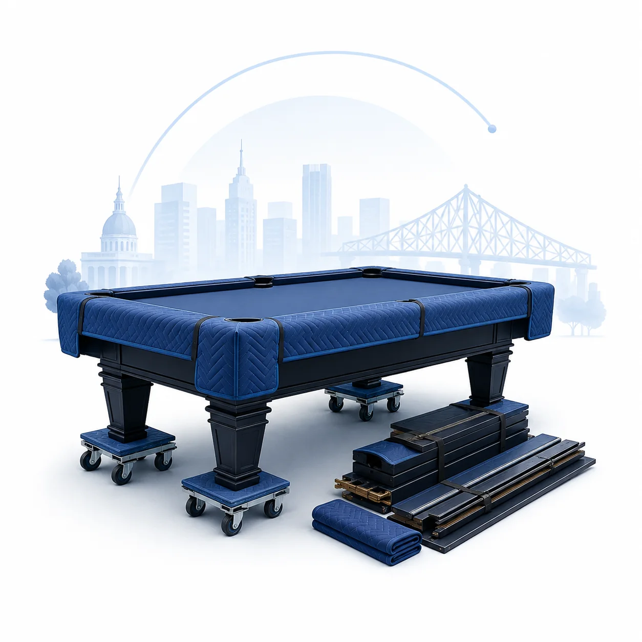 Déménagement de table de billard à Montréal