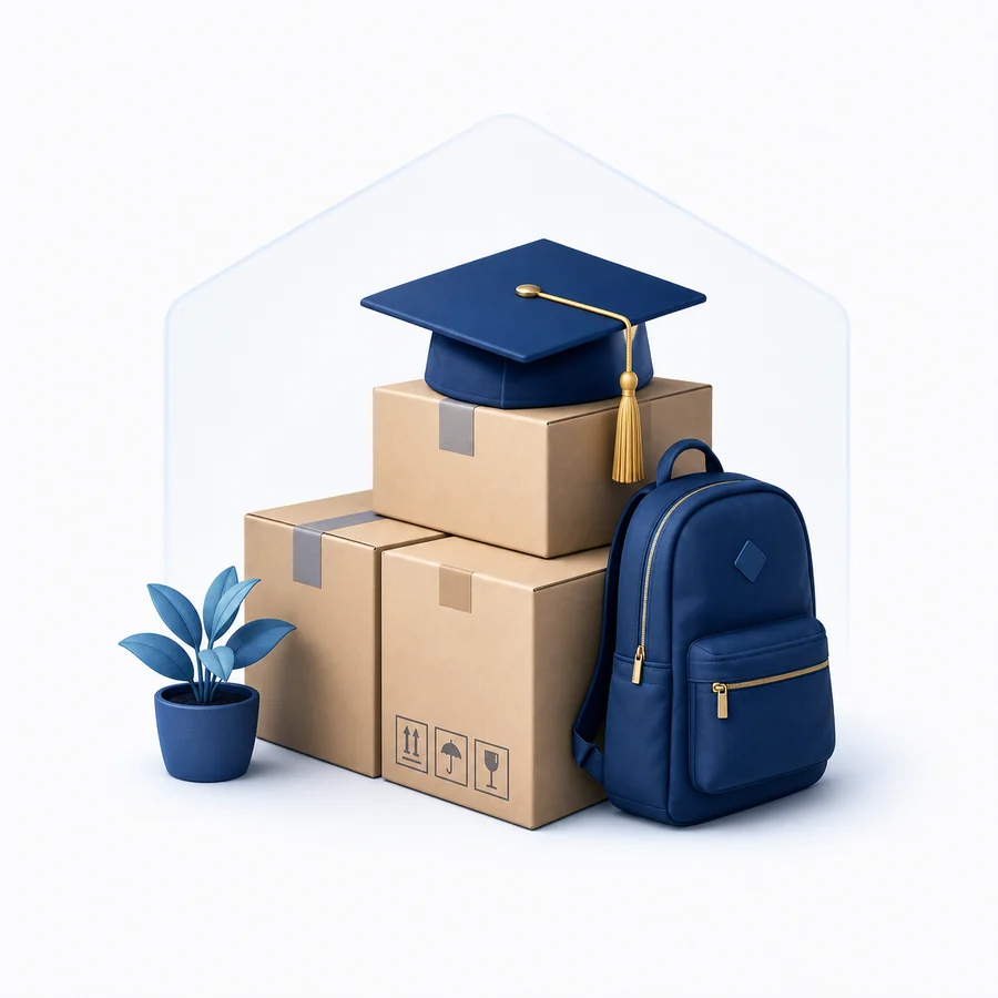 Déménagement étudiant