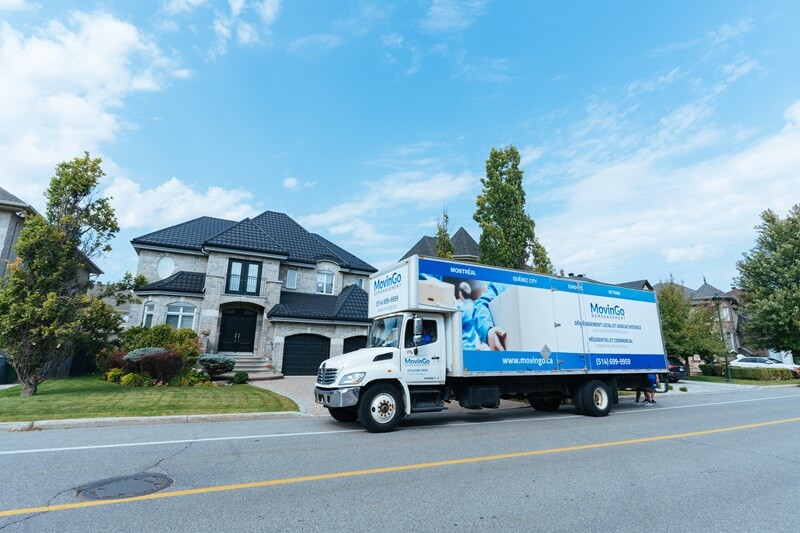 Camion de déménagement MovinGo à Montréal